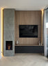 Ecosmart Fire Flex 158SS Single Sided Fireplace Insert - Black Finish / Black Burner - ESF.FX.158SS.B